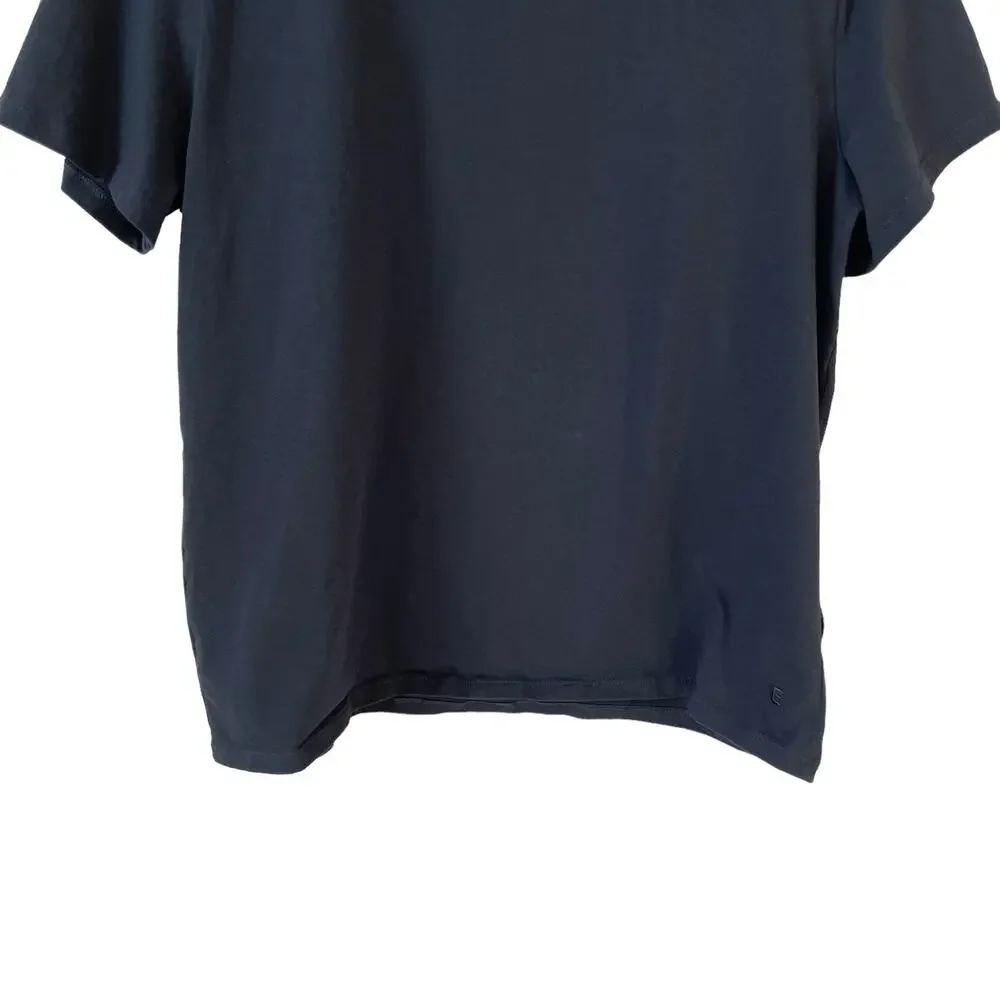 EVERLANE New Men's Organic Cotton Short Sleeve Crew Neck T Shirt Black Size XL - Picture 4 of 8